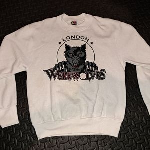 Vintage London werewolves baseball crewneck